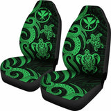 Polynesian Hawaii Car Seat Covers - Green Tentacle Turtle - 091114 - YourCarButBetter