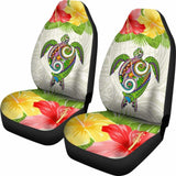 Polynesian Hawaii Car Seat Covers Turtle Colorful - New 091114 - YourCarButBetter