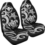 Polynesian Hawaii Car Seat Covers - White Tentacle Turtle - 091114 - YourCarButBetter