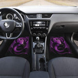 Purple Dragon Rose Art Design Car Floor Mats Fantasy 210303 - YourCarButBetter