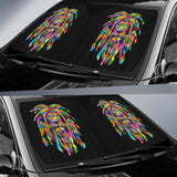 Rasta Lion Car Sun Shades 172609 - YourCarButBetter
