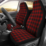 Red And Black Plaid Tartan Car Seat Covers 161012 - YourCarButBetter
