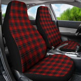 Red And Black Plaid Tartan Car Seat Covers 161012 - YourCarButBetter