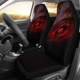 Red Dragon Eye Custom Car Accessories Car Seat Covers 211301 - YourCarButBetter