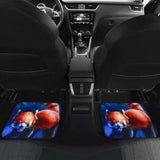 Red Mink Moutain Japan Animal Car Floor Mats 094201 - YourCarButBetter