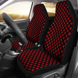Red Paw Print Car Seat Covers Awesome 161012 - YourCarButBetter
