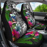 Samoa Car Seat Covers - Turtle Plumeria Banana Leaf - Amazing 091114 - YourCarButBetter