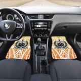 Samoan Coat of Arms American Samoa Flag Car Floor Mats 211904 - YourCarButBetter