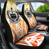 Samoan Coat of Arms American Samoa Flag Car Seat Covers 211904 - YourCarButBetter