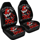 Set Of 2 - Life After Dead - Skull Grim Reaper Car Seat Covers 112608 - YourCarButBetter