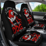 Set Of 2 - Life After Dead - Skull Grim Reaper Car Seat Covers 112608 - YourCarButBetter