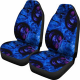 Set Of 2 Skull Car Seat Covers 101207 - YourCarButBetter