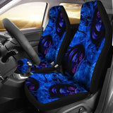 Set Of 2 Skull Car Seat Covers 101207 - YourCarButBetter