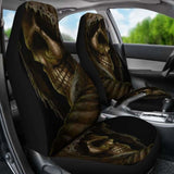 Set Of 2 Skull Car Seat Covers 101207 - YourCarButBetter