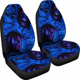 Set Of 2 Skull Car Seat Covers 101207 - YourCarButBetter