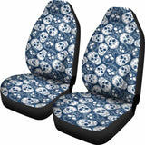 Set Of 4 Pcs Sugar Skull Car Mats 101207 - YourCarButBetter