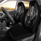 Silver Cross With Celtic Dragon Car Seat Covers 212501 - YourCarButBetter