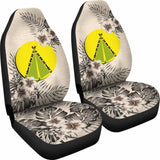 (Sivage) Wallis And Futuna Car Seat Covers The Beige Hibiscus (Set Of Two) 7 232125 - YourCarButBetter