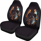 Skull Flare Car Seat Covers 210802 - YourCarButBetter