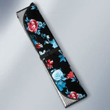 Skull Flower Roses Leave Pattern Car Auto Sun Shades 172609 - YourCarButBetter