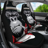 Smoke Monkey Car Seat Covers Custom Animal Car Accessories 211305 - YourCarButBetter
