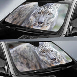 Snow Leopard Zoo Starring 4K Car Sun Shade 172609 - YourCarButBetter