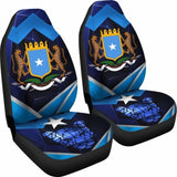 Somalia Car Seat Covers - Coat Of Arms Somalia With Leopard - 092813 - YourCarButBetter