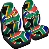 South Africa Springbok Car Seat Covers Flag Patch Up Version 093223 - YourCarButBetter