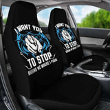 Stop Asking Me Where I Fish Car Seat Covers 113208 - YourCarButBetter