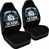 Stop Asking Me Where I Fish Car Seat Covers 113208 - YourCarButBetter