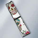 Sugar Skull Car Auto Sun Shade 172609 - YourCarButBetter