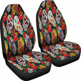 Sugar Skull Car Seat Covers 101807 - YourCarButBetter