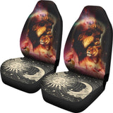 Sun And Moon Lion Car Seat Covers 212701 - YourCarButBetter