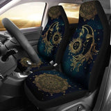 Sun & Moon Art Draw Car Seat Covers 161012 - YourCarButBetter
