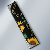 Sunflower Golden Polygonal Shapes Car Auto Sun Shades 172609 - YourCarButBetter