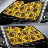 Sunflower Pattern Car Auto Sun Shades 172609 - YourCarButBetter