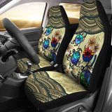 Tahiti Car Seat Covers - Polynesian Turtle Plumeria Blue Amazing 091114 - YourCarButBetter