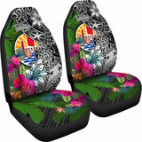 Tahiti Car Seat Covers - Turtle Plumeria Banana Leaf - Amazing 091114 - YourCarButBetter