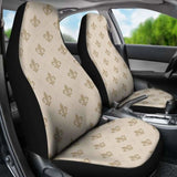 Tan Fleur De Lis Car Seat Covers 160905 - YourCarButBetter