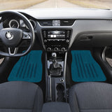 Thin Black Line Blue American Flag Car Floor Mats 211206 - YourCarButBetter