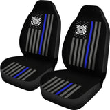 Thin Blue Line American Flag US Coast Guard Car Seat Covers Custom 1 210701 - YourCarButBetter