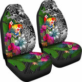 Tonga Car Seat Covers - Turtle Plumeria Banana Leaf - Amazing 091114 - YourCarButBetter