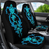 Tribal Blue Turtles Sharks & Dolphins Car Sear Covers 101819 - YourCarButBetter