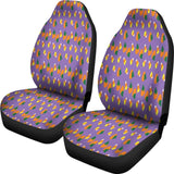 Trick Or Treat Purple Candy Corn Car Seat Covers 103406 - YourCarButBetter