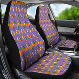 Trick Or Treat Purple Candy Corn Car Seat Covers 103406 - YourCarButBetter