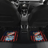 Trout Steelhead Fishing American Flag Printed Car Floor Mats 211804 - YourCarButBetter