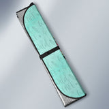 Turquoise Cow Skull Boho Wild And Free Car Auto Sun Shades 211901 - YourCarButBetter