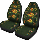 Turtle And Hibiscus Car Seat Covers - New 091114 - YourCarButBetter