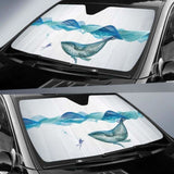 Underwater Whale Waves Auto Sun Shades 172609 - YourCarButBetter