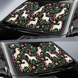 Unicorns Forest Background Car Auto Sun Shades 172609 - YourCarButBetter